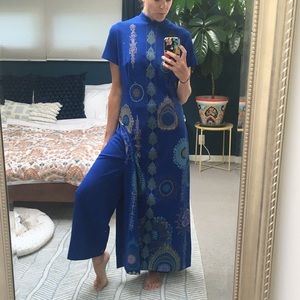 Vintage Alfred Shaheen California kaftan set.